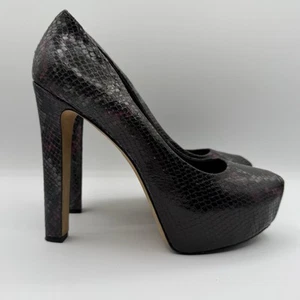 Brian Atwood Savita Snake Hidden Platform Pumps Size 9.5 - Picture 1 of 22