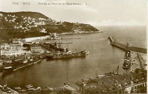 FRANCE - NICE - L'ENTREE DU PORT ET LE MONT-BORON - LL - PC63 - Picture 1 of 2