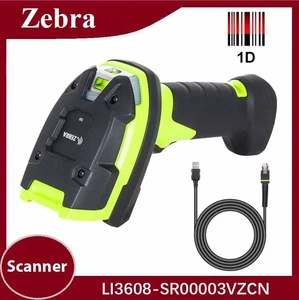 Zebra LI3608-SR00003VZCN Handheld USB Standard Range 1D Barcode Scanner Reader - Bild 1 von 11