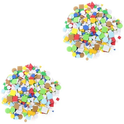  2pcs 1 Beutel selbst kleber Schäume Aufkleber Geometrische Formen Aufkleber - Bild 1 von 4