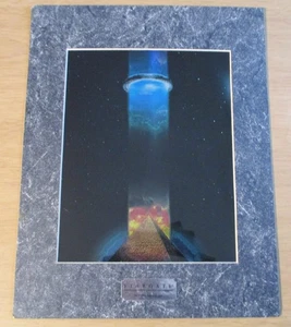 VTG 1994 CHROM ART w/CERTIFICATE~"STARGATE"~Sci-Fi MOVIE~Matted~ - Picture 1 of 7