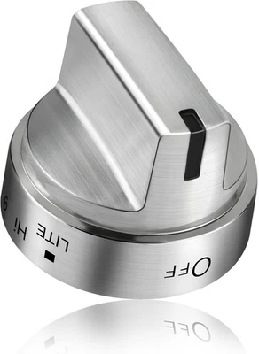 WB03X24818 不锈钢控制刀 适合 GE 燃气灶 D 形孔 — 第 1/4 张图片