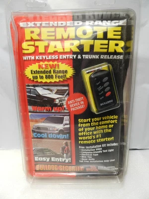 BULLDOG SECURITY EXTENDIDO 800 PIES RANGO REMOTO ARRANCADOR RS102E Foto 1 de 4