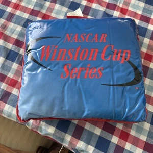 NASCAR Winston Cup Series Seat Cushion Red White And Blue 1990's With Tag! - Picture 1 of 3