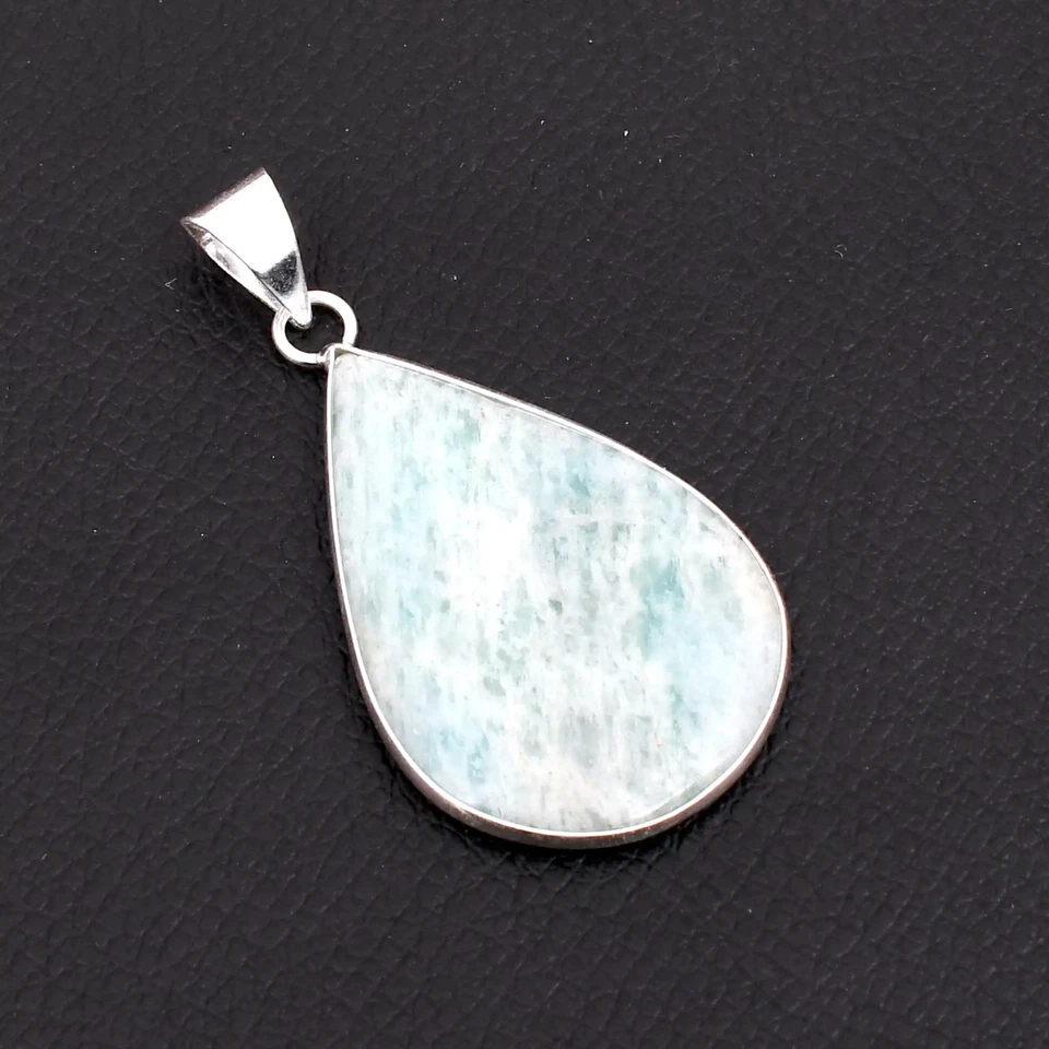 Colgante de piedras preciosas amazonita hecho a mano joyería regalo para año nuevo 2,08" AP-40114 Foto 1 de 1
