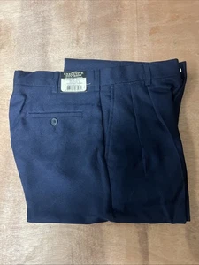 Haband Anzughose dunkelblau Größe 30 x 30 100 % Polyester Hose neu mit Etikett - Bild 1 von 5