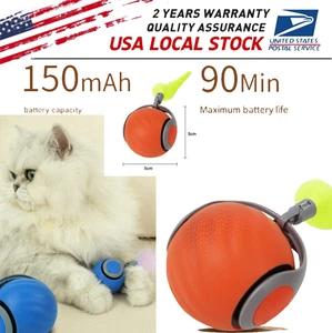 Speedy Tail 2.0, Jouet Chat Speedy Tail, Jouet Chat Interactif pour Intérieur 2 Pièces NEUF - Photo 1/9