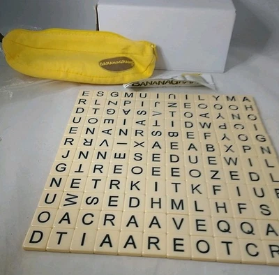 Bananagrams Tile Game Set Family Game Night  COMPLETE - Image 1 of 4
