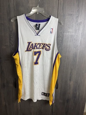 Reebok 2000s LA Los Angeles Lakers Lamar Odom #7 Basketball Jersey Men’s Size 52 - Image 1 of 4