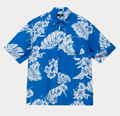 Camisa Stussy Hawaiian SS azul - Imagen 1 de 2