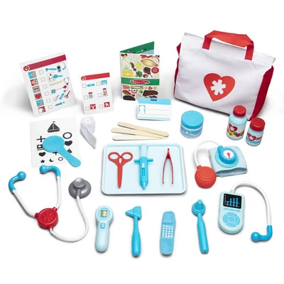 Melissa Doug Get Well Doctor's Kit Play Set 25PC Pretend Medical Accessories - Image 1 of 4