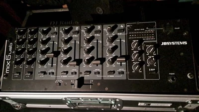 JB-Systems MIX 6 USB DJ Mischpult 19" Mixer im CASE  - Bild 1 von 3