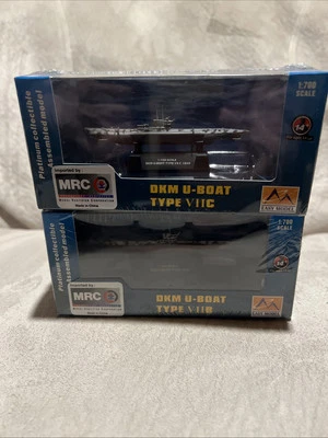 Easy Model - Sea Power Don U-Boat TYPE VIIB & VIIC 1/700 Item#37312 & 37316 - Image 1 of 3