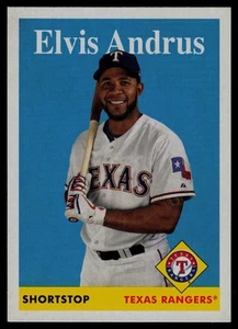 2019 Topps Archives #8 Elvis Andrus Texas Rangers - Picture 1 of 2