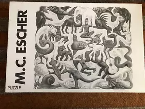 MC ESCHER Mosaic II Fisch Elefant Vogel Grafik Kunst Optische Illusionen [Neu/Versiegelt - Bild 1 von 1