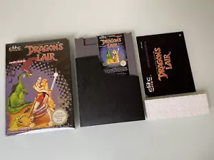 DRAGON'S LAIR FOR NINTENDO NES BOXED & COMPLETE GAME IN VGC CLEANED TESTED PAL A - Picture 1 of 24