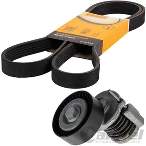 CONTI KEILRIPPENRIEMEN-SATZ + RIEMENSPANNER passend für VW POLO 9N 1.4-1.9 TDI - Bild 1 von 4