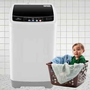 Washing Machine Full-Automatic Portable Washer Combo with Drain Pump 10 Programs - Picture 1 of 9