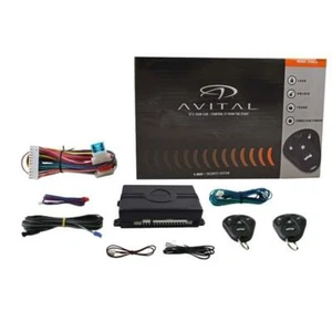 Avital 3100LX 1-Way Keyless Entry Car Alarm w/ Failsafe Ignition Kill 2 Remotes - Picture 1 of 3