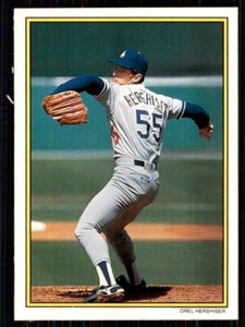 1989 Mail-In Glossy All-Star Collector's Edition Orel Hershiser Los Angeles