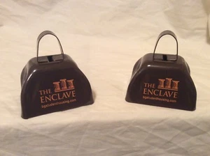 2 - Enclave BGSU Bowling Green Hockey Brown and Orange Cowbell Cow Bell - Picture 1 of 3