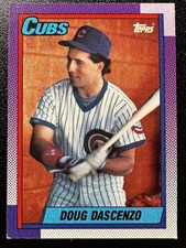 Doug Dascenzo Chicago Cubs 762 Topps 1990 Baseball Card