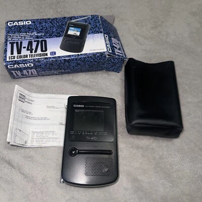 CASIO VTG TV-470 LCD COLOR TELEVISION 2.2" SCREEN SEALED TV-470 - Image 1 of 4