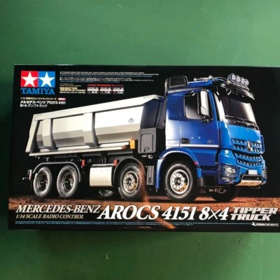 1/14 RC Big Truck No.65 MERCEDES-BENZ AROCS 4151 8X4 DUMP TRUCK 56365 TAMIYA - Image 1 of 4