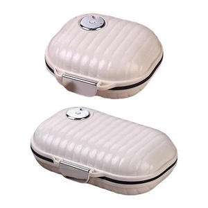 Weekly Pill Organizer Travel Pill Box 7 Compartments Portable Daily Pill Case - Picture 1 of 14