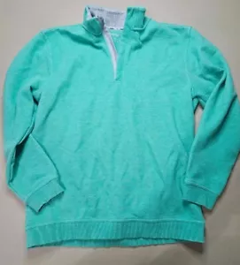 Walter Hagen 1/4 Zip Golf Pullover Sweater Turquoise Sz M - Picture 1 of 5