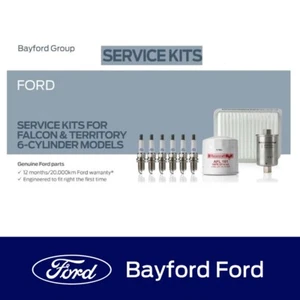 SERVICE KIT FORD SY TERRITORY AIR FUEL & OIL FILTER + SPARK PLUGS TO APRIL 08 - Picture 1 of 1