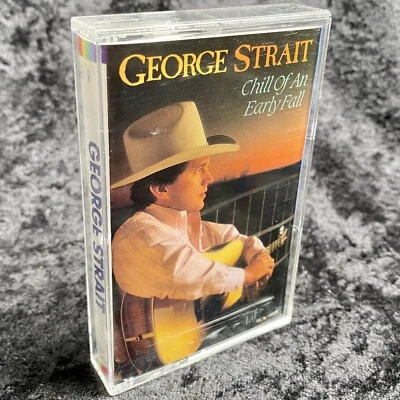 George Strait Chill Of An Early Fall Cassette Tape MCA 1991 MCAC 10204 - Image 1 of 4