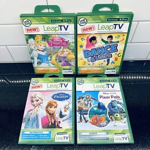 Lote de juegos de TV LeapFrog Leap (4 juegos) Pixar Pals, Frozen, Disney Princess y más) - Imagen 1 de 14