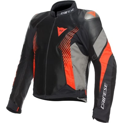 Dainese Men's Motorcycle Jacket Size 50 Super Rider 2 Absoluteshell™ - Black-Red - Image 1 of 4