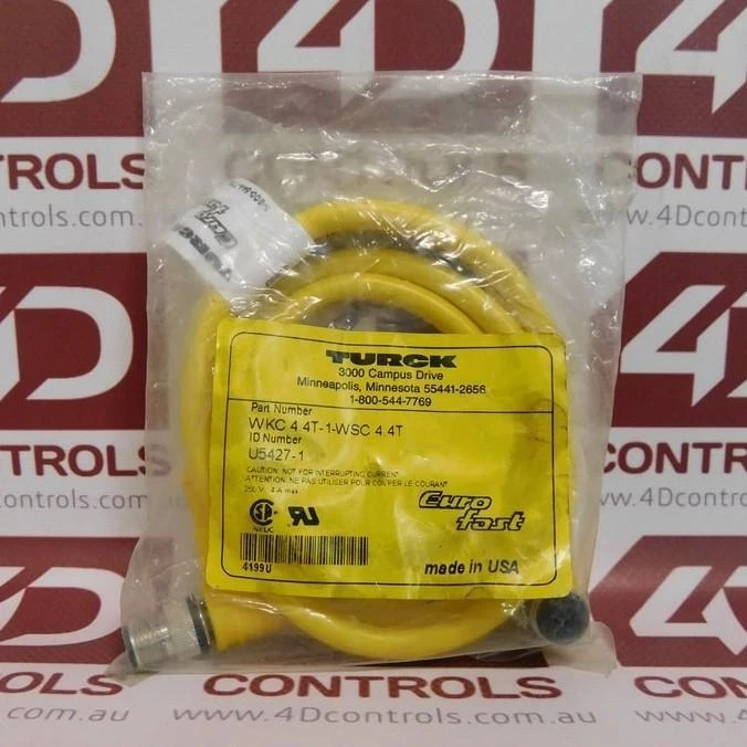WKC 4.4T1WSC 4.4T | Turck | Eurofast Molded Cordset 4 Pole, Sealed (NSS) - Image 1 of 1
