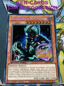 Yu Gi Oh Karte DES GUARDIUS THE BETE MASKE SBCB-FR107 SECRET RARE - Bild 1 von 1