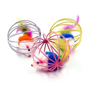 Play Cat Accessories Kitten Cat Toys Pet Supplies Cat Teaser Toy Cage Mouse Toy - Picture 1 of 12