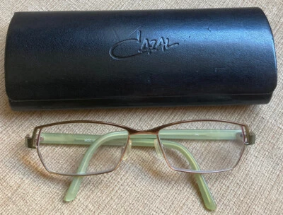 Marco de gafas Cazal MOD 4031 C 727 púrpura verde marrón Alemania 52-15 125 + estuche Foto 1 de 4