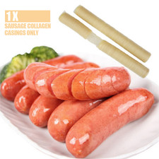 Natural Sausage Casings Skin Collagen Casing Handmade Smoked Fresh Roast Hot Dog