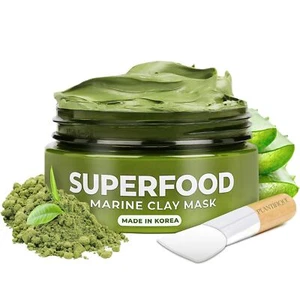 PLANTIFIQUE Korean Skin Care Detox Face Mask with Avocado & Superfoods - Hydr... - Picture 1 of 7