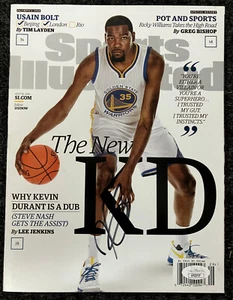 KEVIN DURANT SIGNED AUTOGRAPHED 2016 SPORTS ILLUSTRATED MAGAZINE JSA COA SI AUTO - Picture 1 of 7