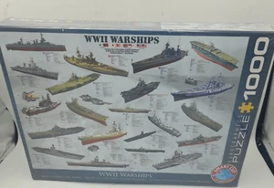 Eurographics World War 2 Warships 1000 piece jigsaw puzzle - NEW - Picture 1 of 6