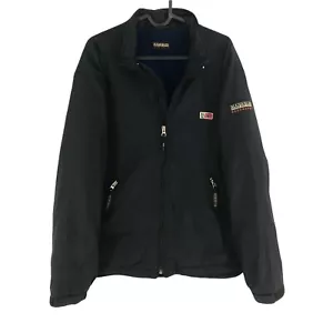 Napapijri Negro Cortavientos Abrigo Chaqueta Talla S - Imagen 1 de 10