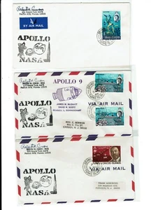 Apollo 9 March 1969 Space 6 Covers Tracking Station: TURKS & CAICOS ISLANDS !! - Picture 1 of 2