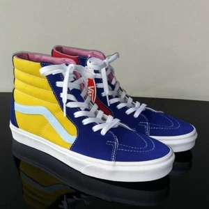 Vans Men's Sk8-Hi Sunshine Leather Suede / Canvas Sneaker - Picture 1 of 12