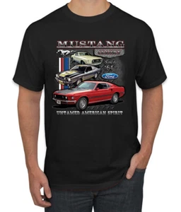 Camiseta unisex Ford Mustang sin cámara American Spirit 74 autos Mustang para hombre - Imagen 1 de 25