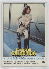 1978 Topps Battlestar Galactica Self-Reliant Athena (Maren Jensen) #130 1p5