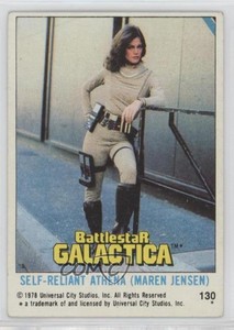 1978 Topps Battlestar Galactica Self-Reliant Athena (Maren Jensen) #130 1p5