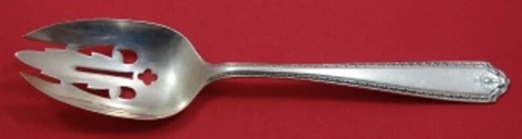 Lady Hilton by Westmorland Sterling Silver Serving Spoon Pierced Original 8 1/4" Cover