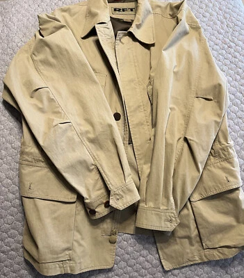 RFT Rainforest Jacket Mens Medium Full Zip Large Pockets On The Outside & Inside - Image 1 of 4